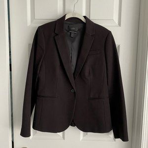 J Crew black stretch cotton Parke blazer size 10